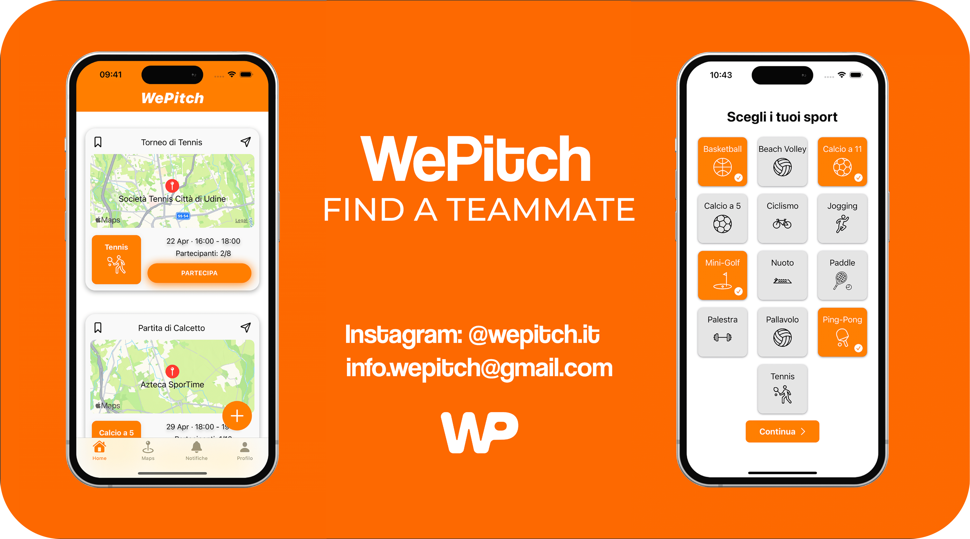 WePitch App Display
